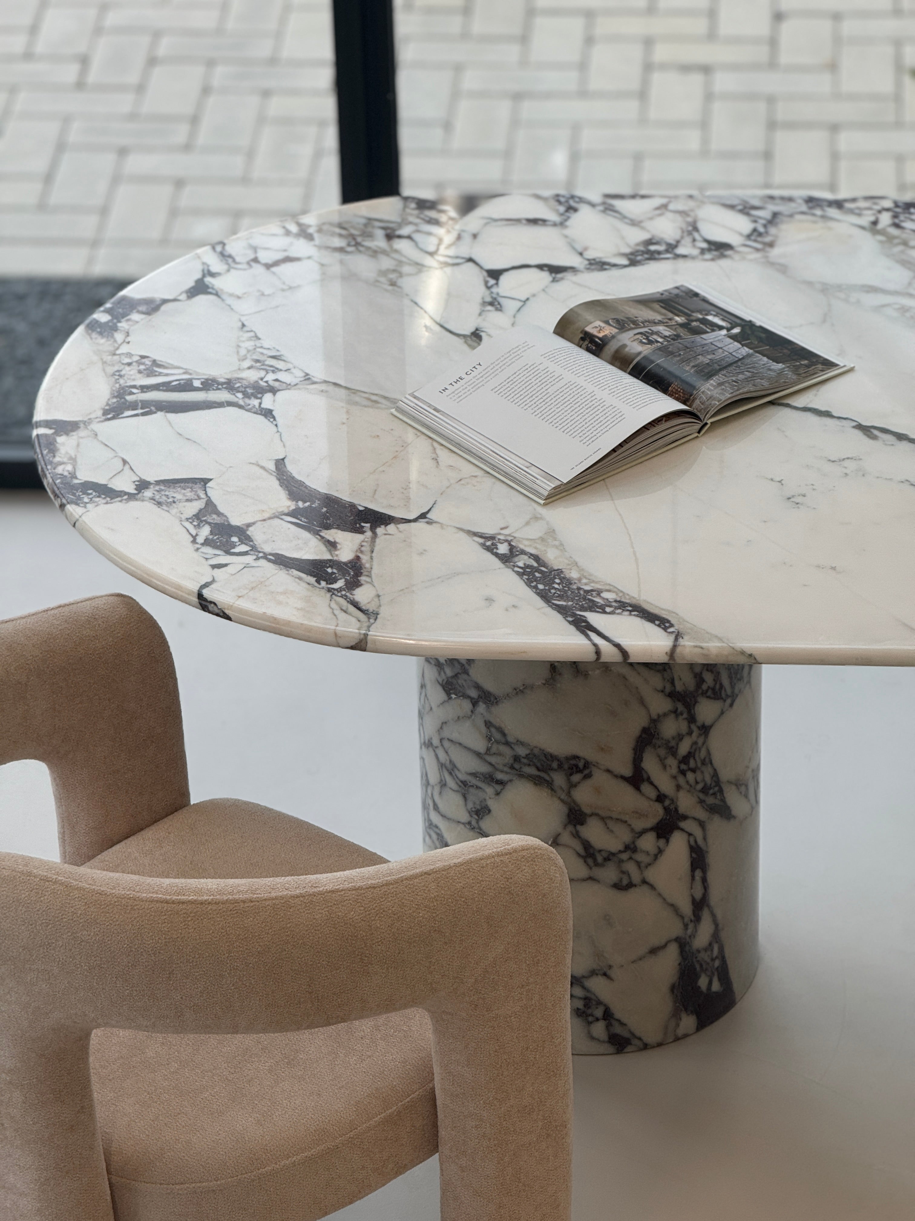 marble travertine coffee table