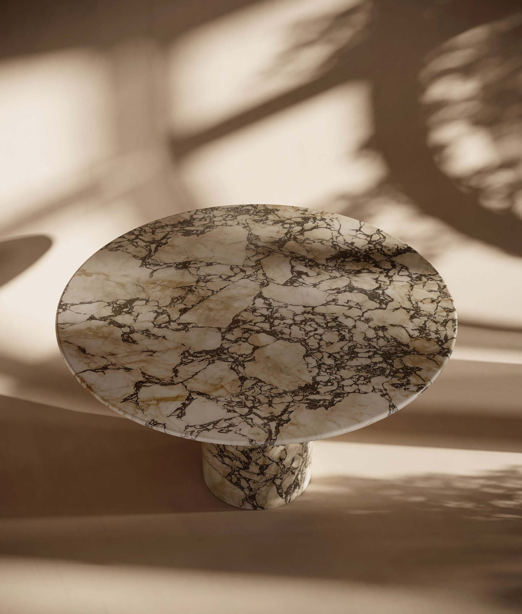 ronde viola marmeren salontafel outdoor