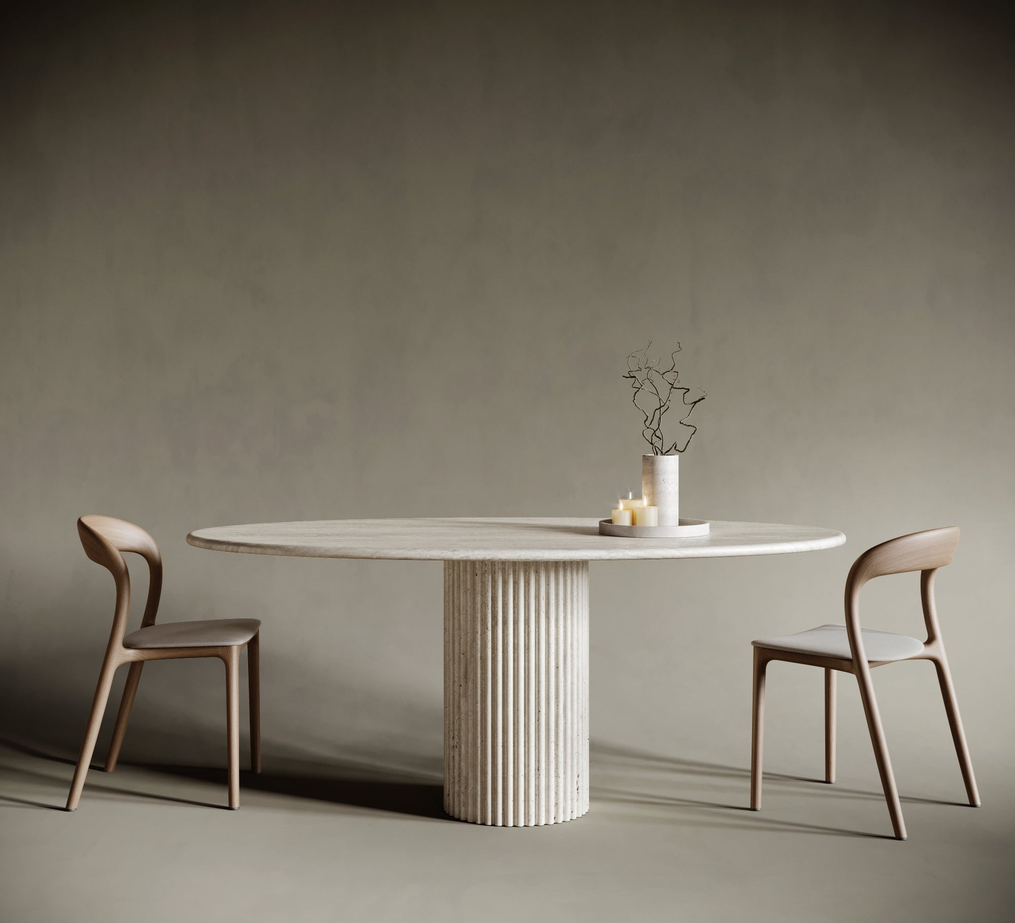 eettafel travertin, ferm living travertin, roman travertine