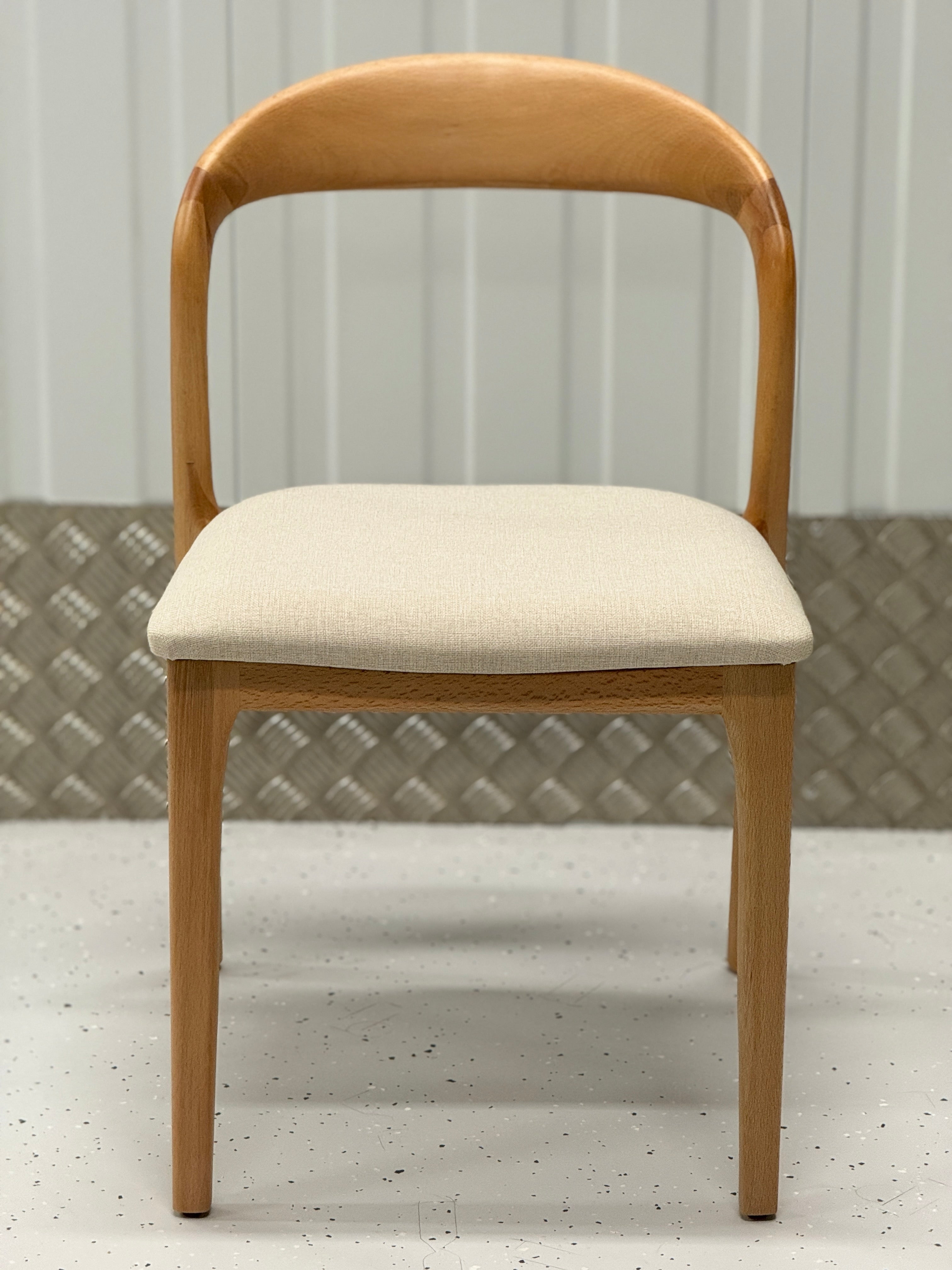 Handcrafted N-Light Chair combining refined simplicity, solid wood construction, and a timeless aesthetic for any home