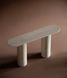 travertin consoletafel