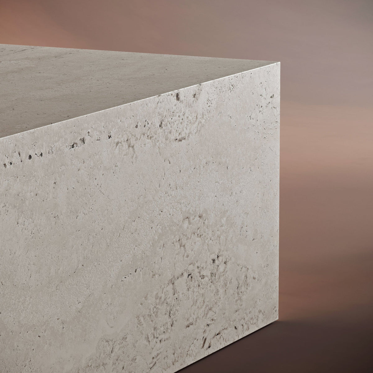 distinct coffee table travertine