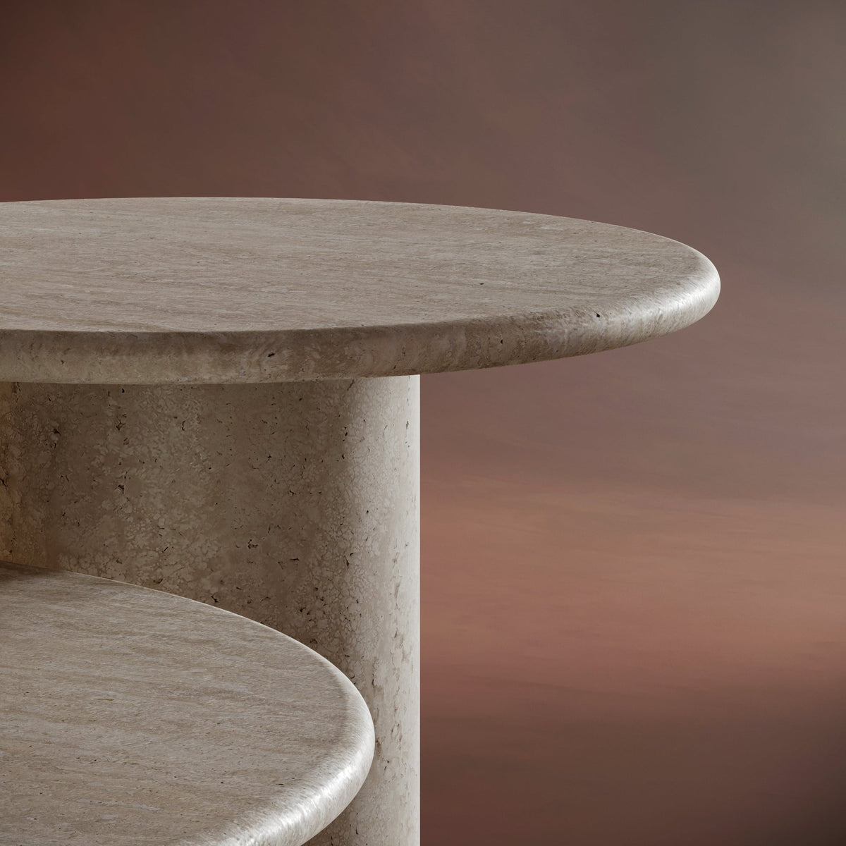 marble travertine coffee table