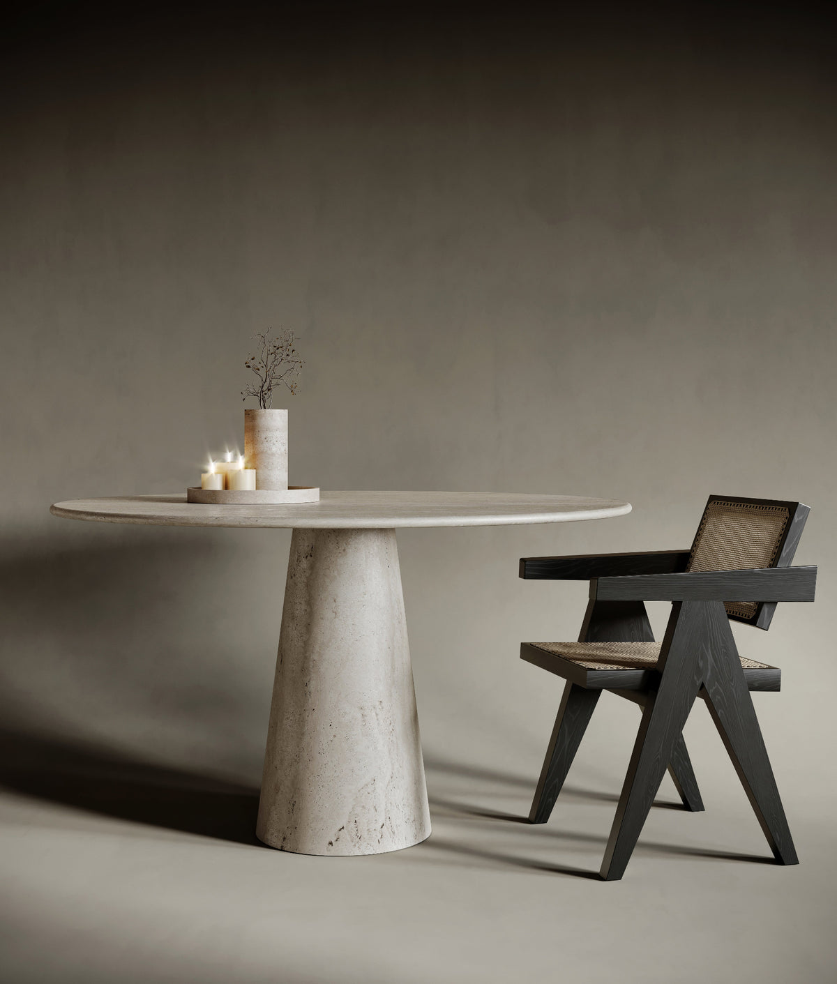 Exclusive Travertine & Marble Dining Tables | Bedú Atelier