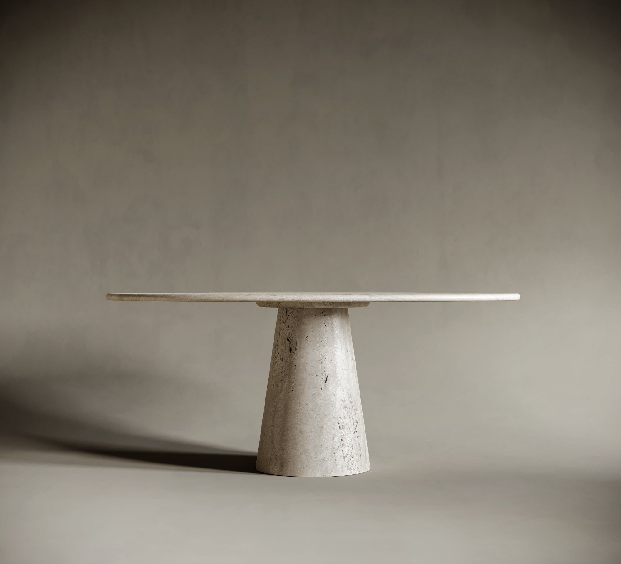 travertin eettafel natuursteen