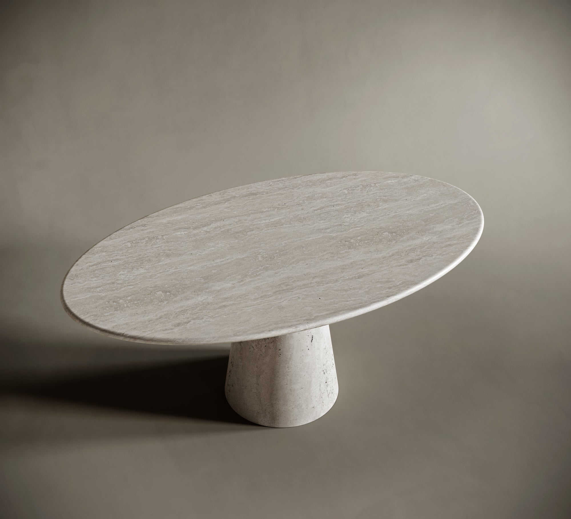 eettafel travertin
