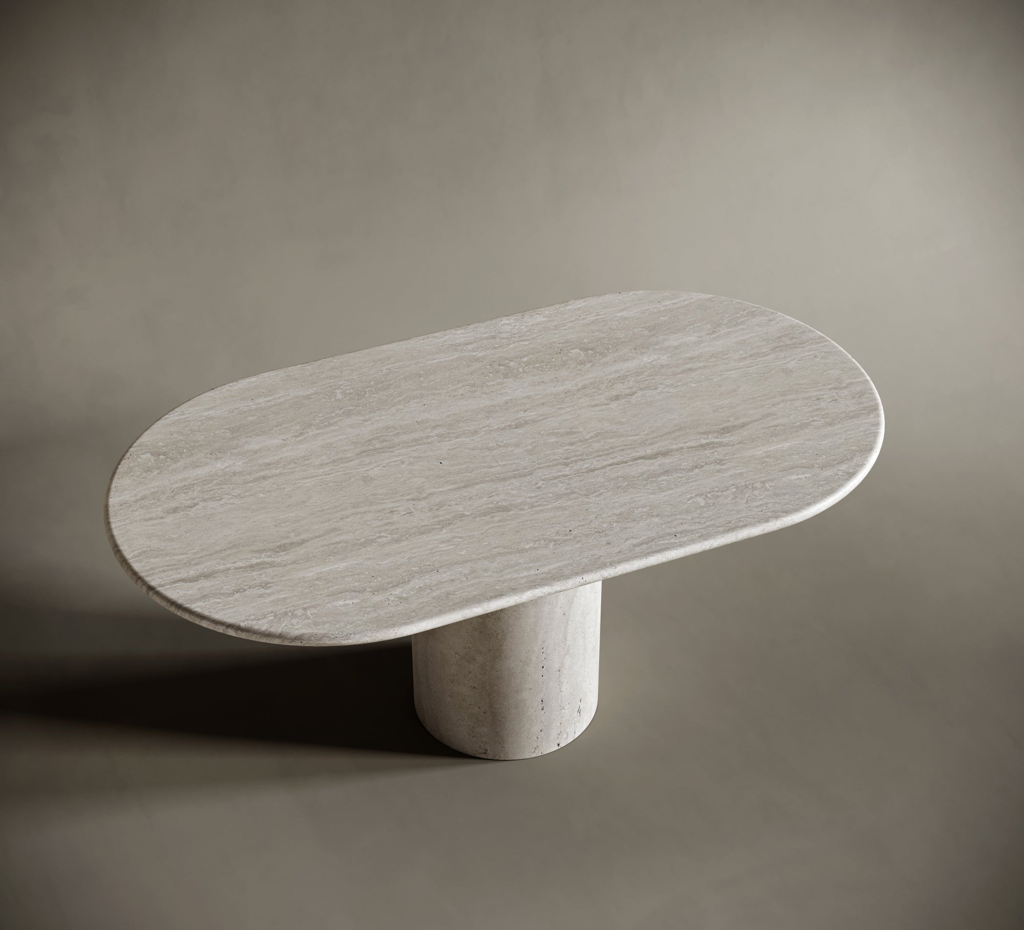 travertin steen tafel