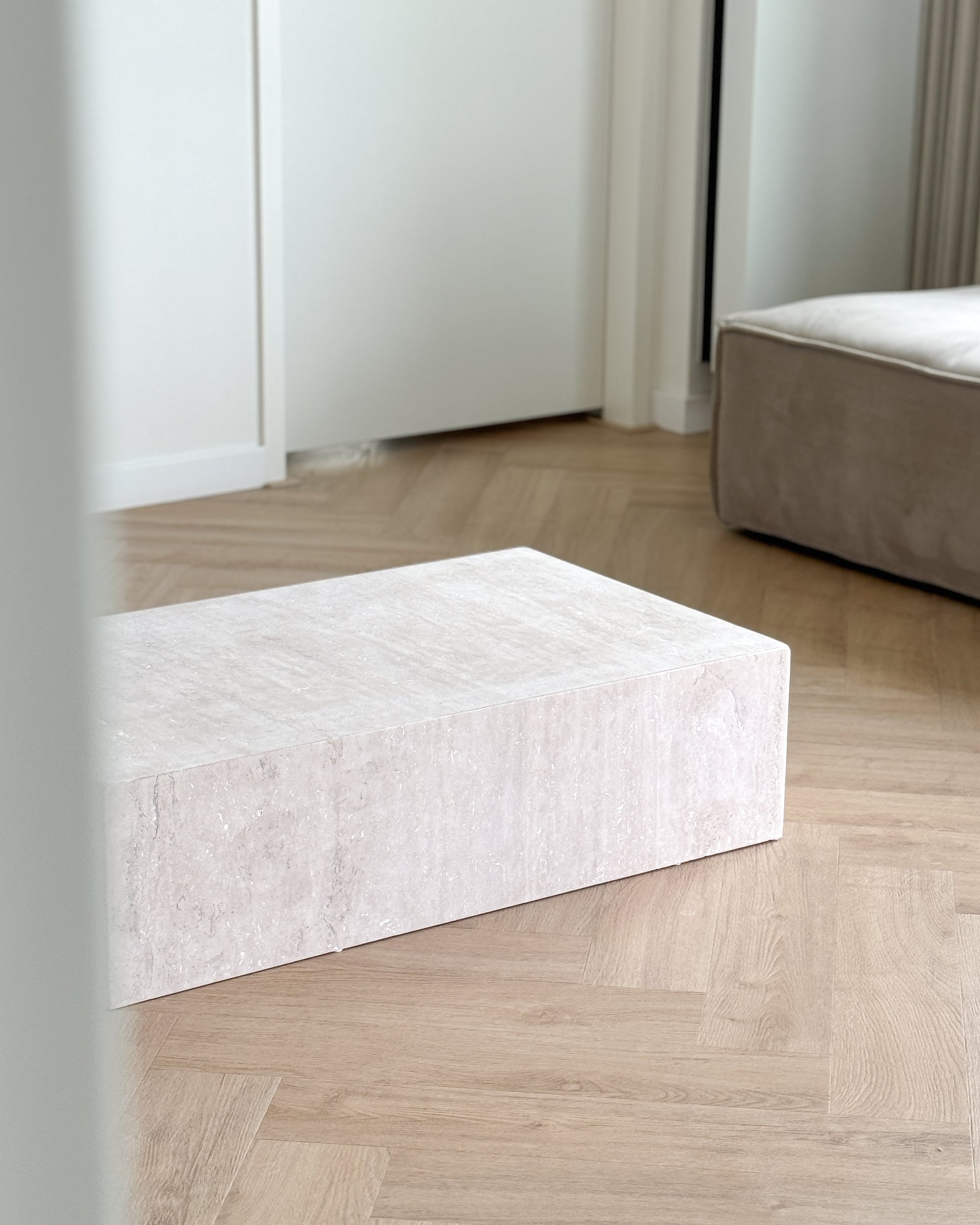marble travertine coffee table