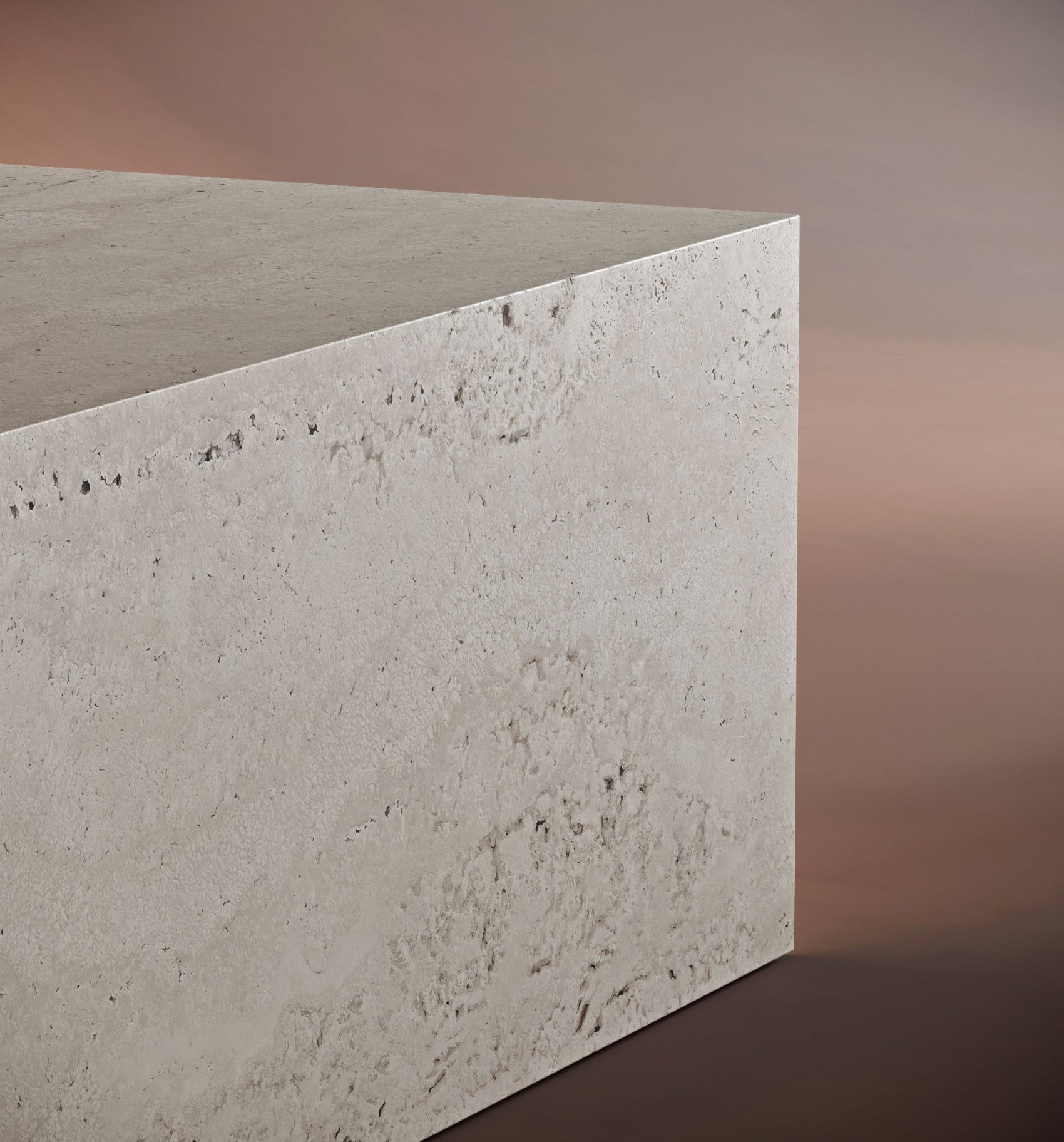 distinct coffee table travertine 