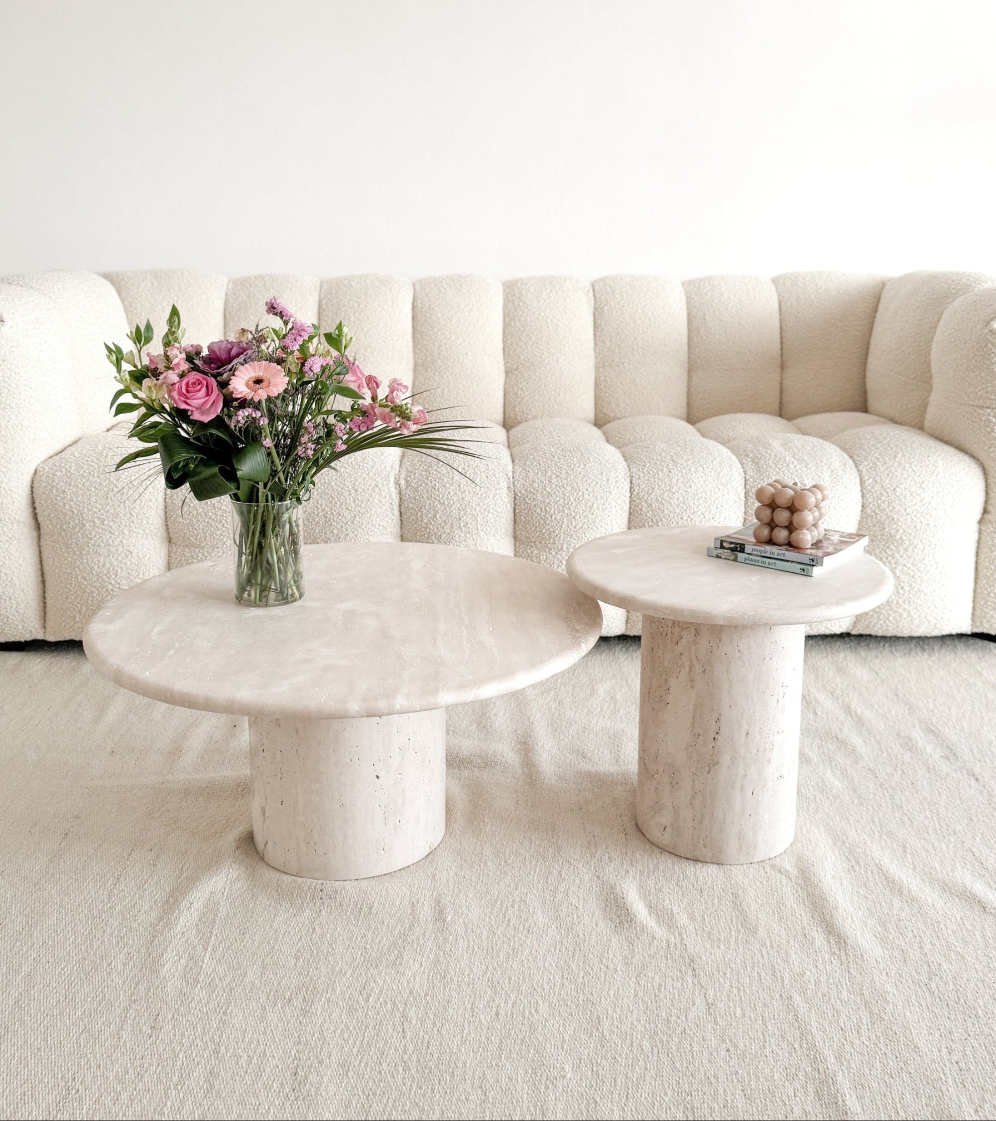 distinct coffee table travertine 