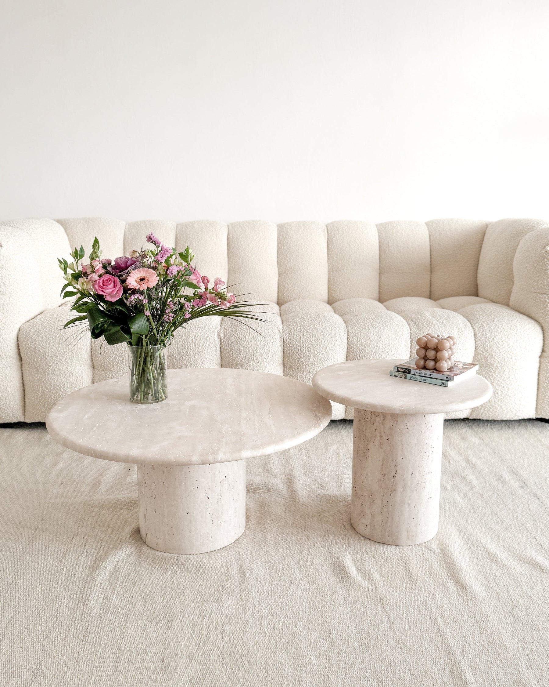 distinct coffee table travertine 