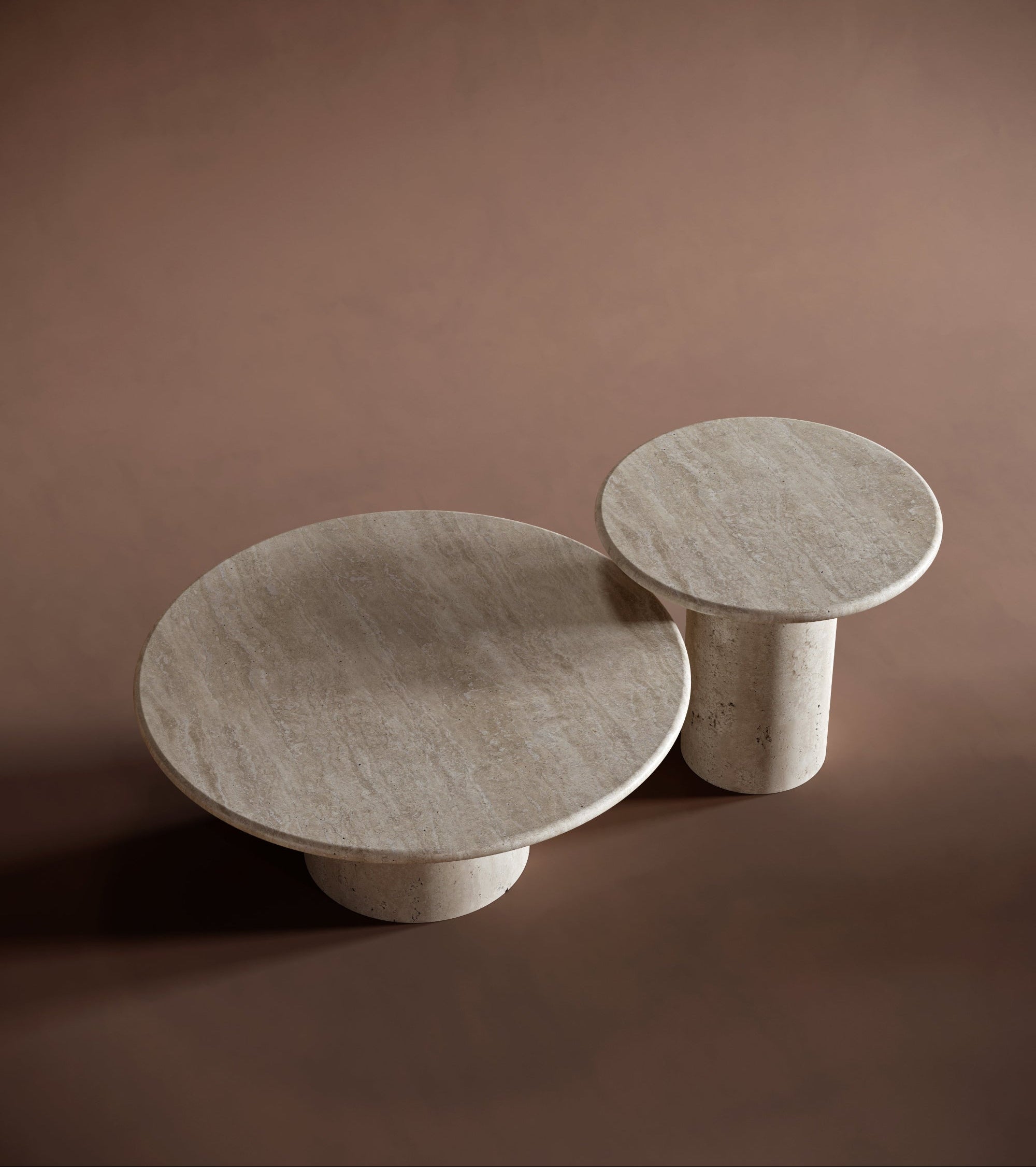 coffee table travertin