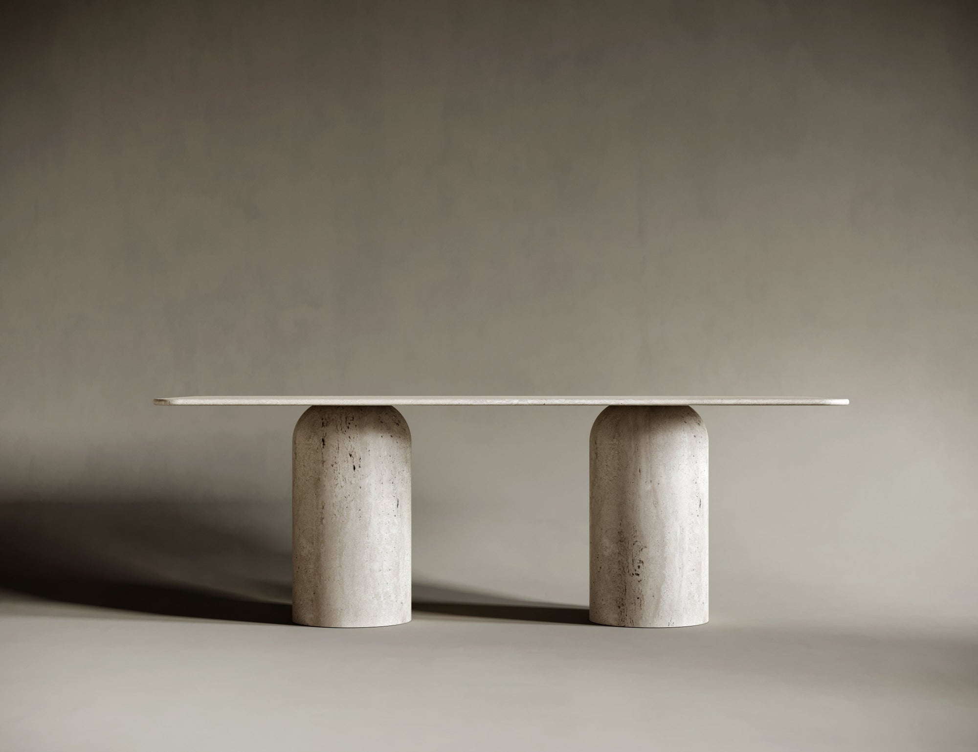 travertin table